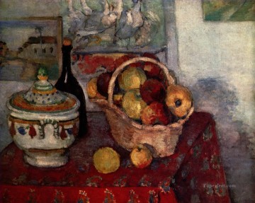  Life Arte - Naturaleza muerta con sopera 1884 Paul Cezanne